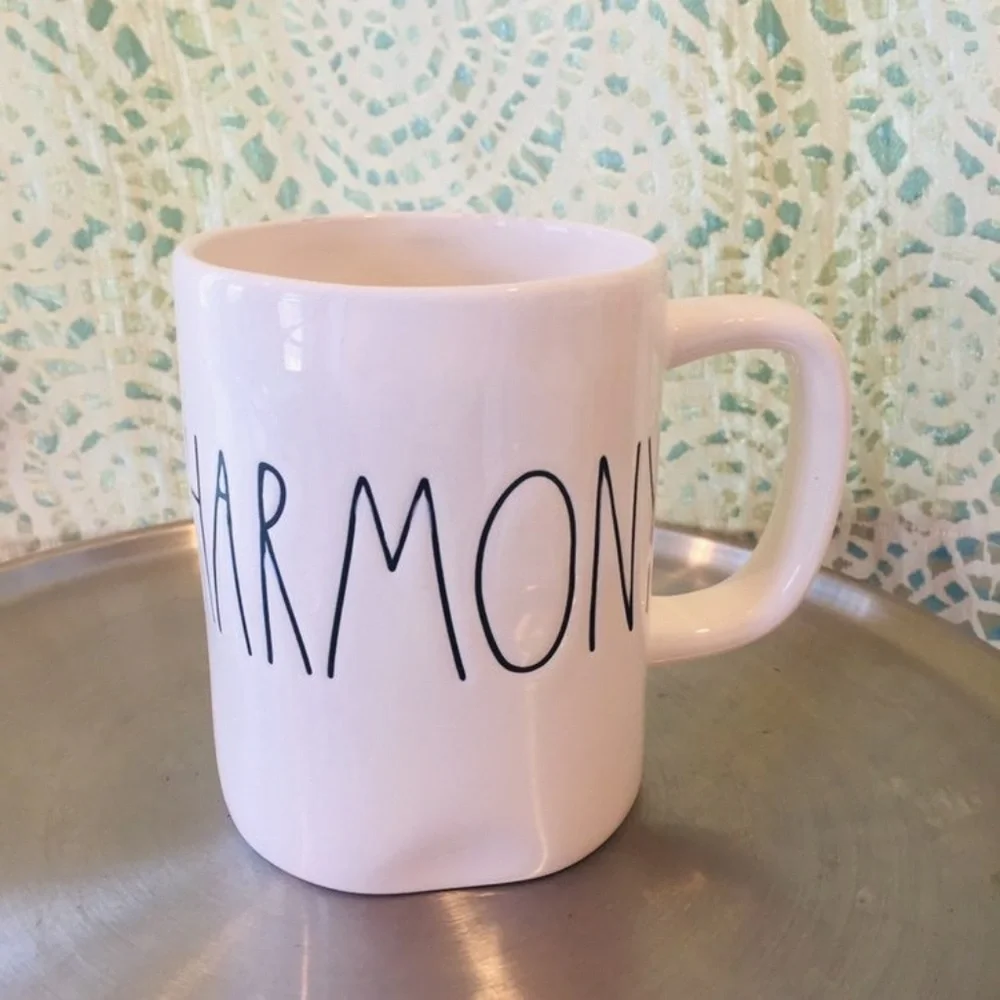 Rae Dunn HARMONY Mug Coffee Tea white ivory